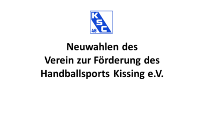 Neuwahlen unseres Fördervereins